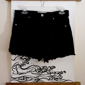 Altar'd State Women's Black Jean Shorts